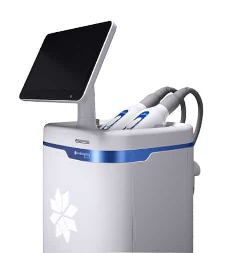 picture of coolsculpting elite machine with dual applicators