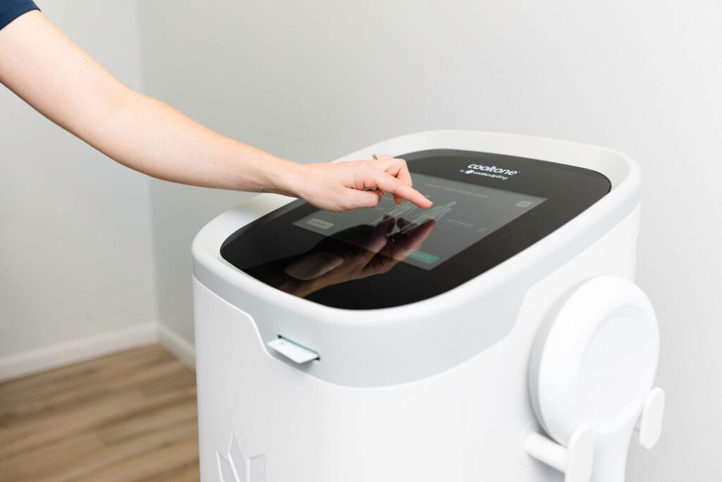 cooltone machine being prepped at element body lab