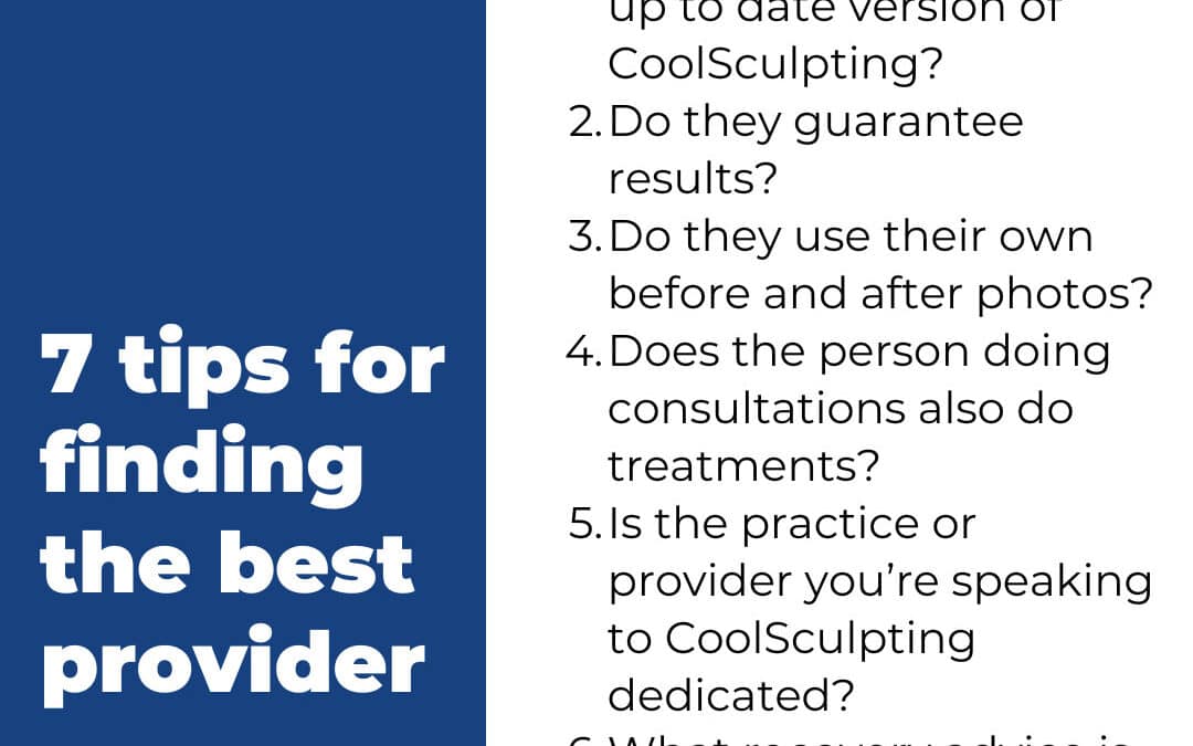 A Guide to Choosing a Specialist Who Can Perform CoolSculpting Right