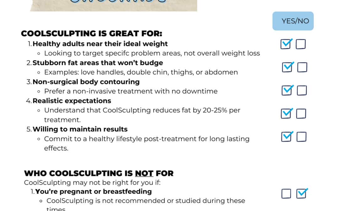 5 Signs That You’re A Perfect Candidate for CoolSculpting